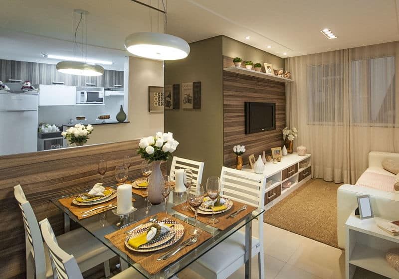 mesa compacta para apartamento