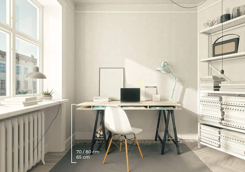 diferença entre altura de mesa e cadeira