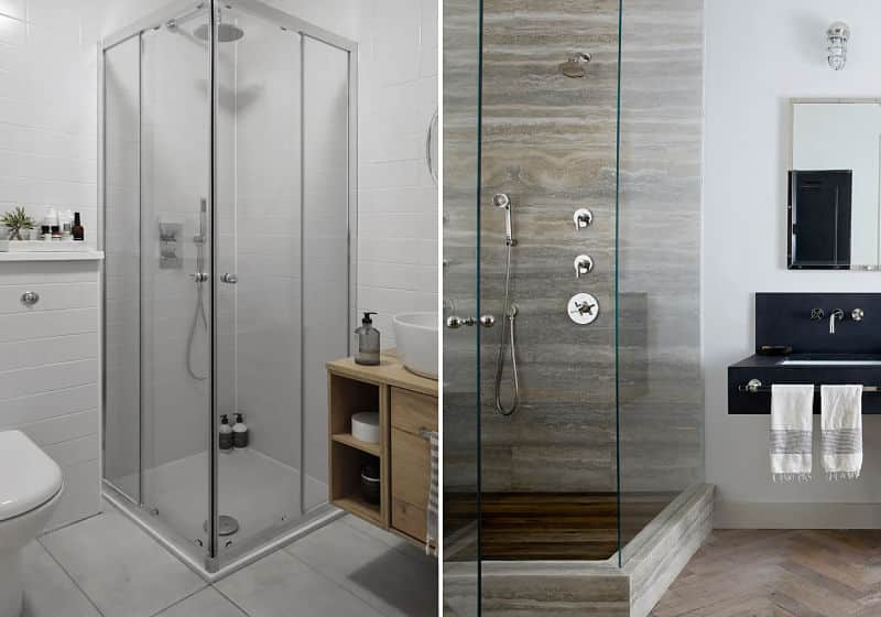 vidro para box banheiro pequeno