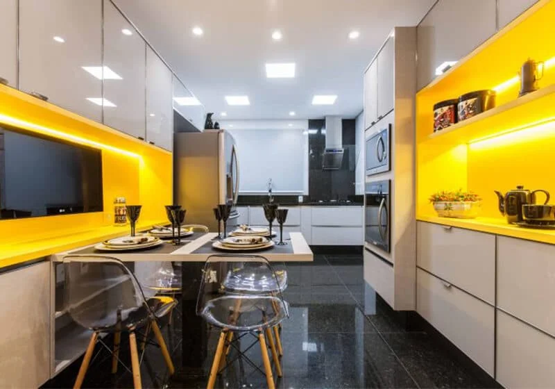 ideias de cores para cozinha moderna