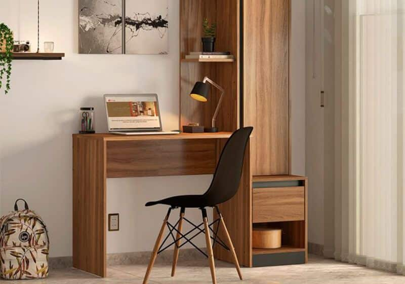 combinação de madeiras na decoração