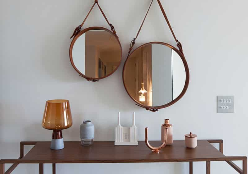 decoração com espelhos