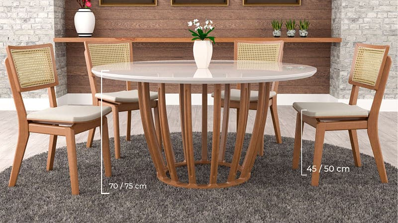 Altura de mesa ideal: como escolher a medida certa para conforto e funcionalidade