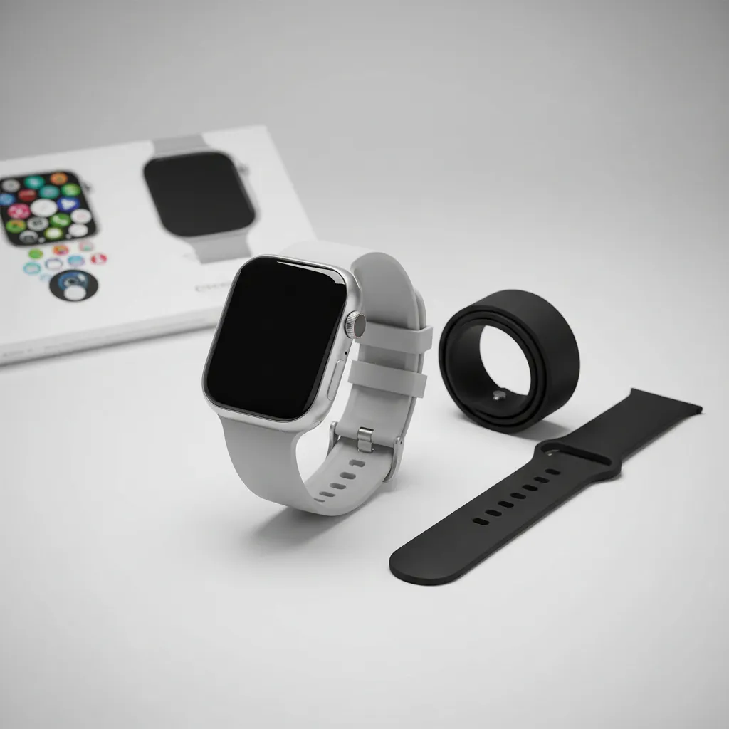 Relógio Inteligente Smartwatch 49mm com 02 Pulseiras T20 - Imagem 3