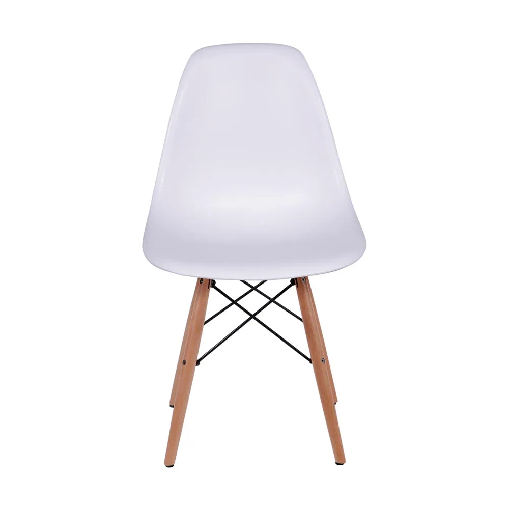 Cadeira Eames DSW Base Madeira - Branca - Imagem 3