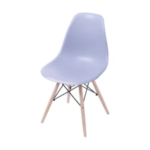 Cadeira Eames Eiffel DSW Base Madeira - Cinza