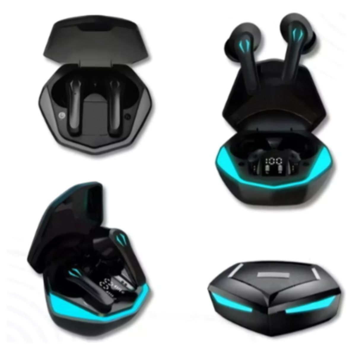 Fone De Ouvido Bluetooth Gaming TWS Earbuds K91 Sem Fio Touch - Imagem 4