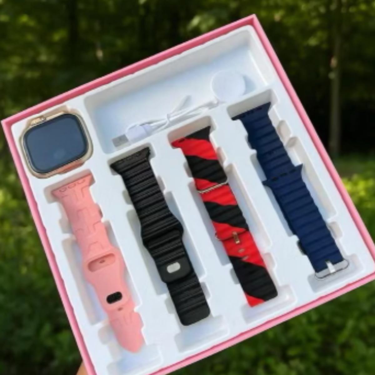 Relógio Smartwatch KA-9975 c/ 4 Pulseiras - Imagem 3