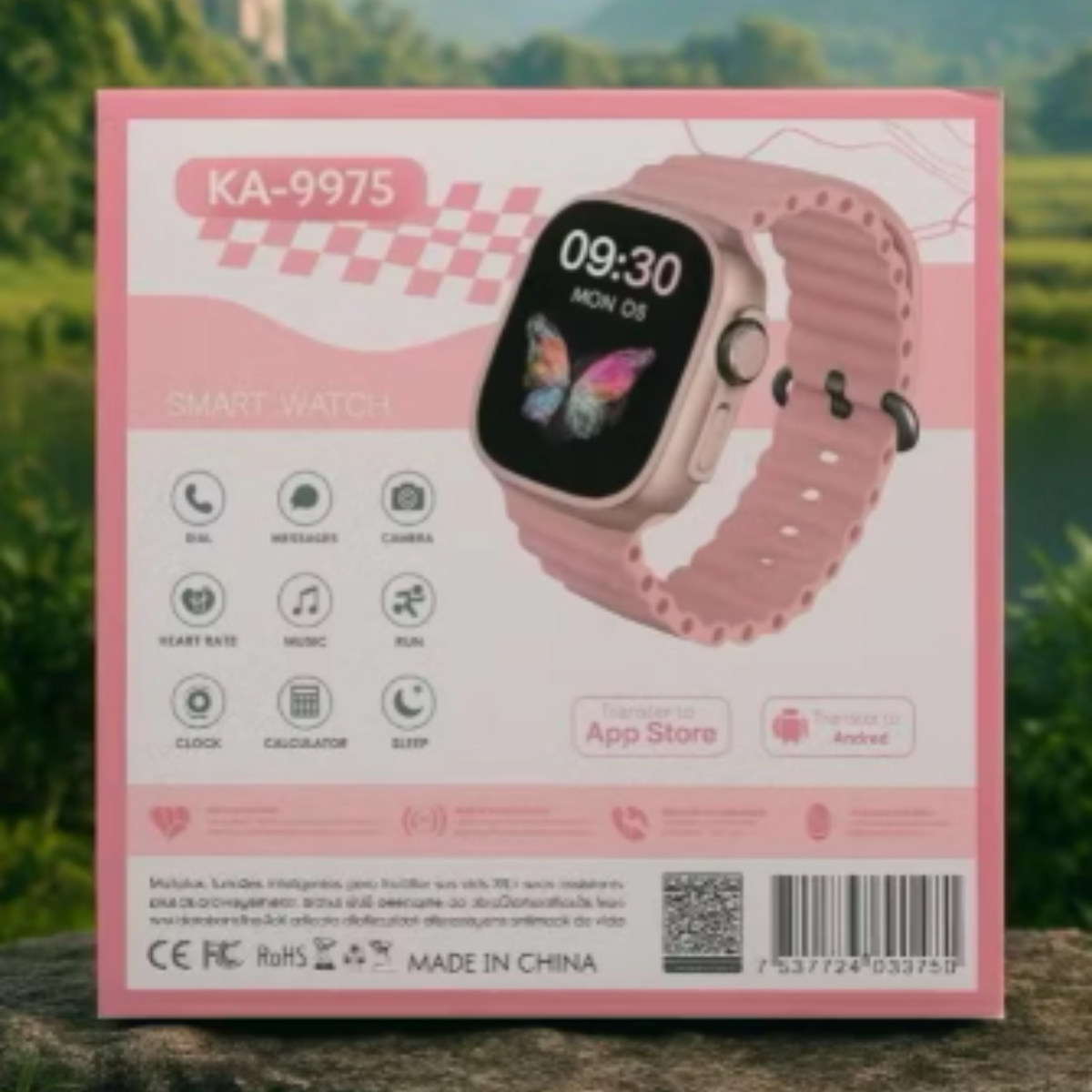 Relógio Smartwatch KA-9975 c/ 4 Pulseiras - Imagem 2